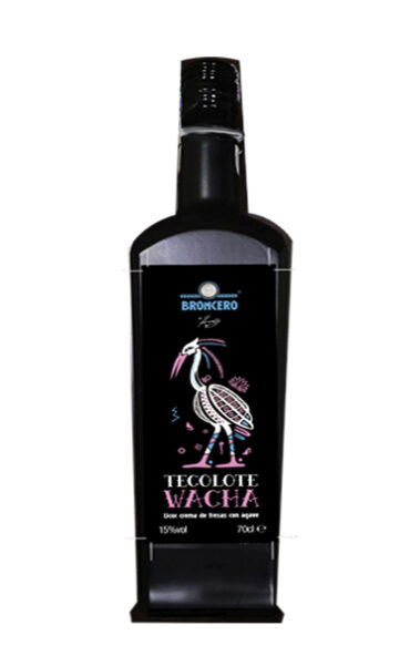 Crema de fresas "TECOLOTE WACHA" con AGAVE